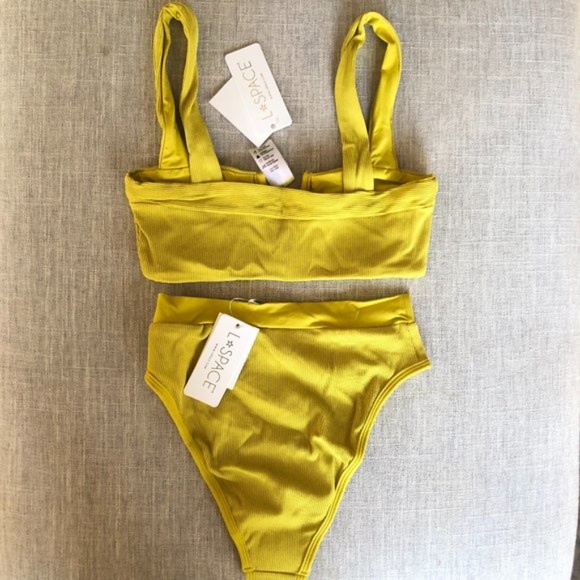 L*Space Lee Lee top + Frenchi bottom (size XL) NWT - Picture 8 of 8